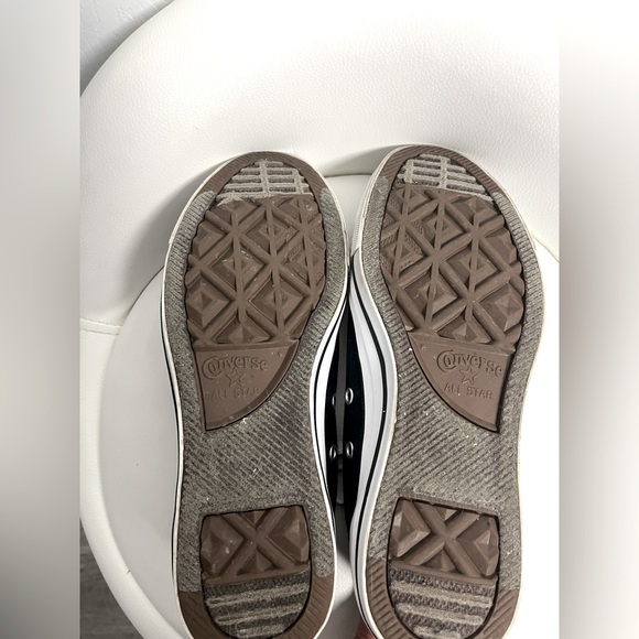 Converse Chuck Taylor All Star Double Tongue Black Iris Purple Lo Top - Picture 6 of 8